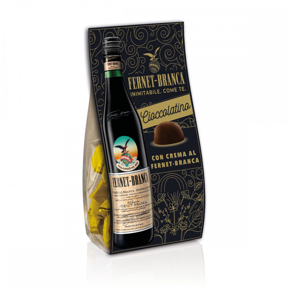 Pochette Praline al Liquore Fernet Branca - Oliva Cioccolato