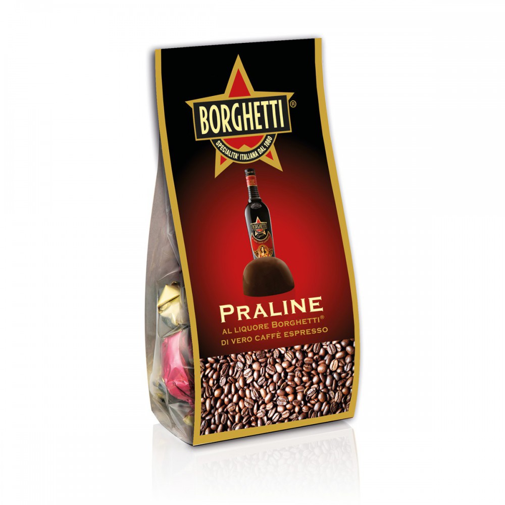 Pochette Praline Caffè Borghetti - Oliva Cioccolato