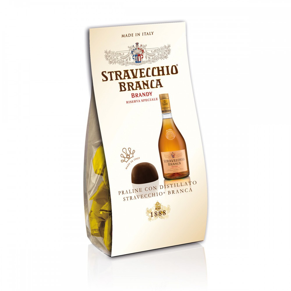 Pochette Praline al Liquore Brandy Stravecchio - Oliva Cioccolato