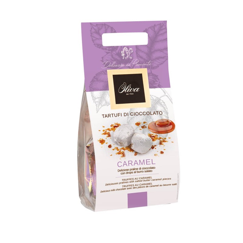 Pochette Tartufi Caramel - Oliva Cioccolato