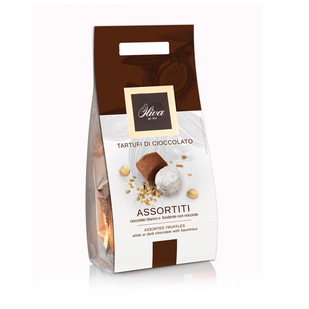 Pochette Tartufi Assortiti - Oliva Cioccolato