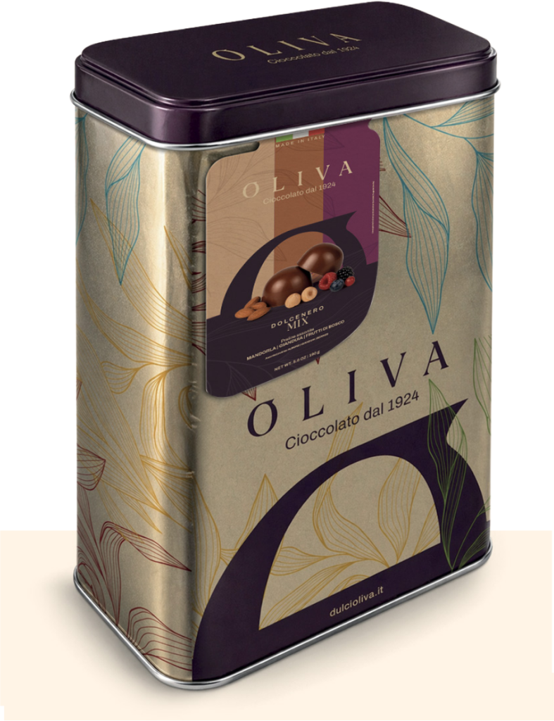 Latta Oliva di cioccolatini assortiti